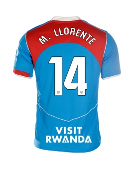 Billige Fotballdrakt Atletico Madrid Marcos Llorente #14 Replika Tredjedrakt Dame 2025-26 Kortermet Billige Fotballdrakt Atletico Madrid Marcos Llorente #14 Replika Tredjedrakt Dame 2025-26 Kortermet